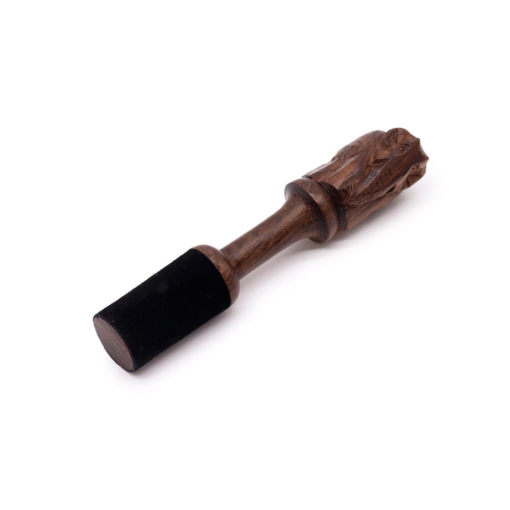 Singing Bowl Mallet, 14cm Wooden Elephant Carving
