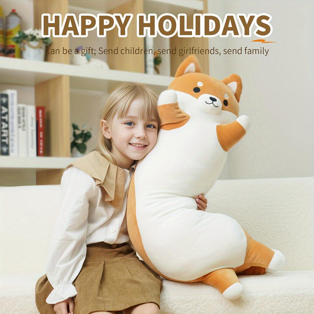 90cm Cute Big Shiba Inu Plush, Large Squishy Shiba Inu Stuffed Animals Toys Plushies, Gift for Kids Girlfriend Birthday