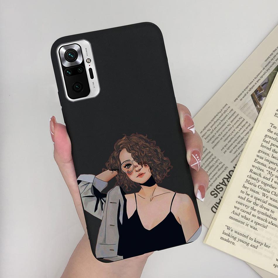 For Xiaomi Redmi Note 10 Case Love Heart Avocado Soft Silicone Cover Phone Case on Redmi Note 10S Note10 S Note 10 Pro Max Funda