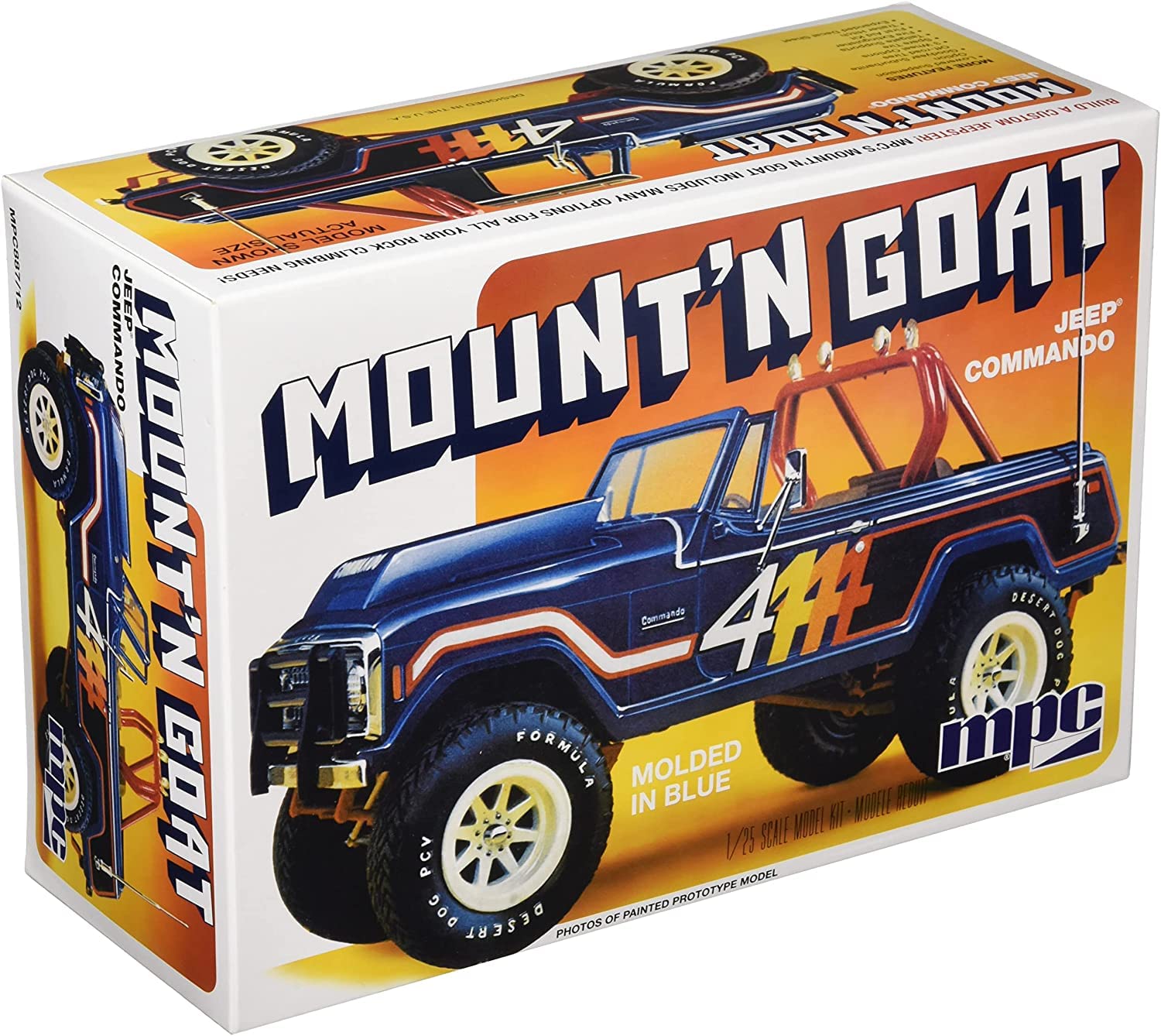 

MPC Jeep Commando Mountain Goat Plastic Model Kit MPC887 1/25