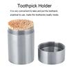 Stainless Steel Toothpick Holder Storage Box Case for Home Restaurant Hotel Coffee Shop