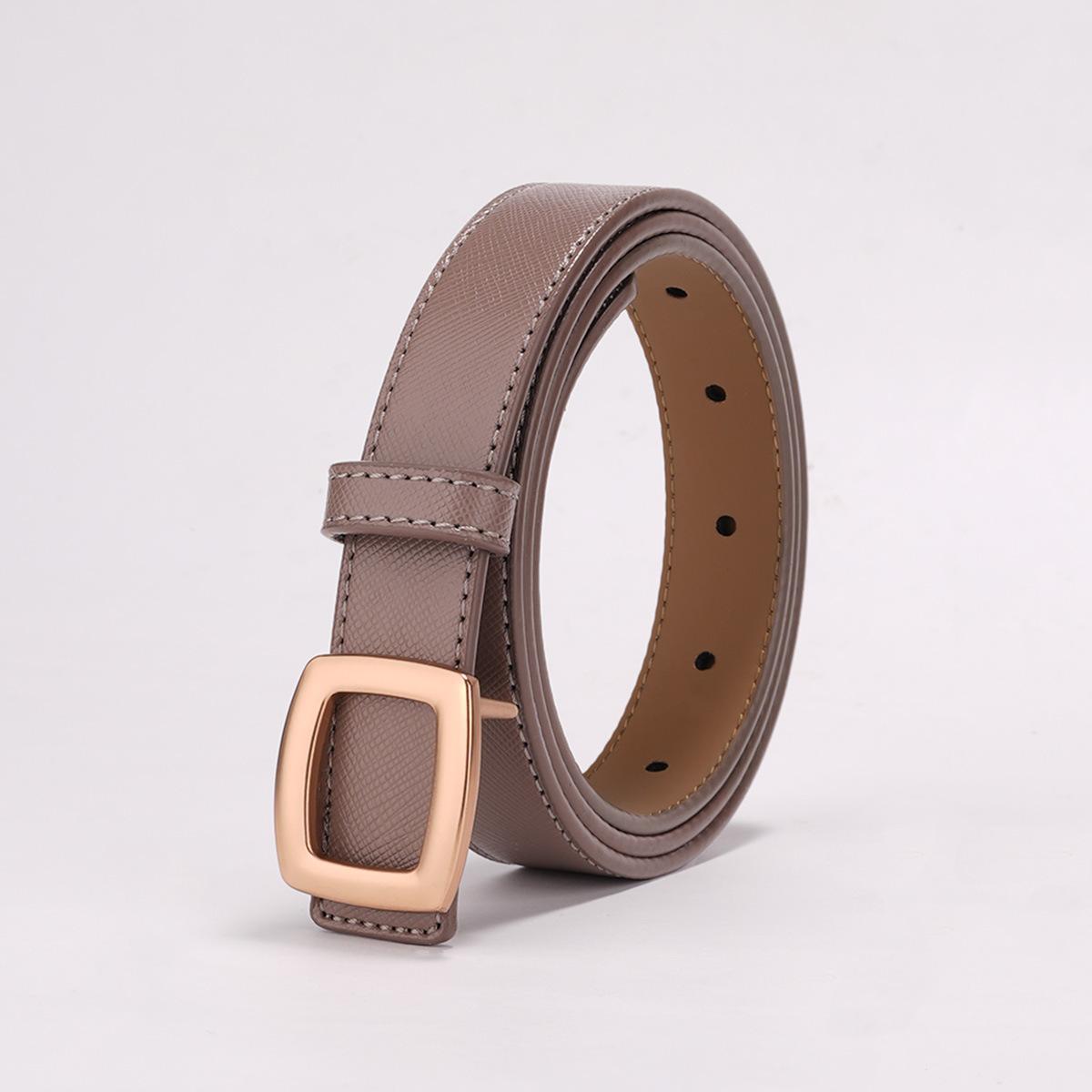 

Belts for Women Genuine Leather Cowhide New Women Korean Version Belt for Women Versatile Decoration Fashion Trend High-end 105cm