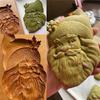 Wooden Cookie Stamp 3D Gingerbread Cookie Mold Baking Mold Wooden Cookie Mold Carved Cookie Mold