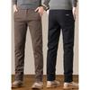 Men's Straight-Leg Business Casual Pants, Spring and Autumn 2024 New Trendy Simple Versatile Loose Long Pants