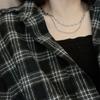 Retro High-End Double Chain Pig Nose Necklace Female Collarbone Chain Niche Design Accessories