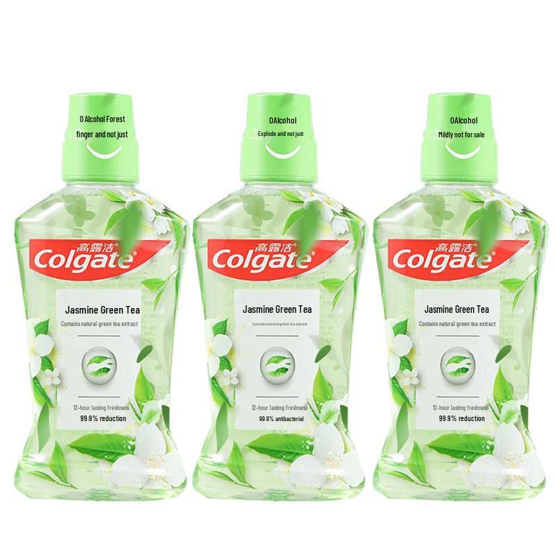 Colgate Jasmine Green Tea Mouthwash, 3 x 250ml