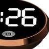 Car Dashboard Time Display Electronic Clock for Vehicles Touch Activated Round Accessory