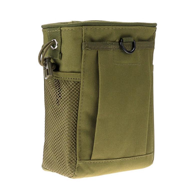 Outdoor Camouflage Tactical Pouch - Small Molle Attachment for Magazine and Miscellaneous Storage.