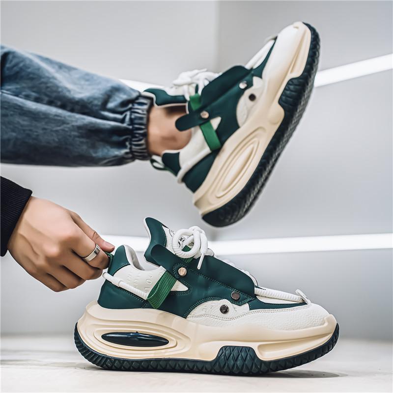 Men's Shoes Spring and Autumn Sports Men's Casual Shoes Four Seasons Leisure Sports Leather Shoes for Men 39-44