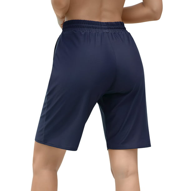 CHARMLEAKS Women's Swimming Trunks Drawstring Board Shorts Swim Bottom for Women Bandeau Shorts