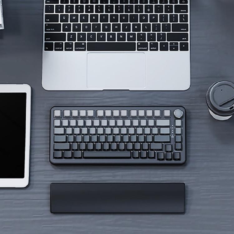 Ergonomic PU Leather Wrist Cushion Spill Resistant Slip Proof Base For 81 Key Mechanical Keyboards Wrist Support