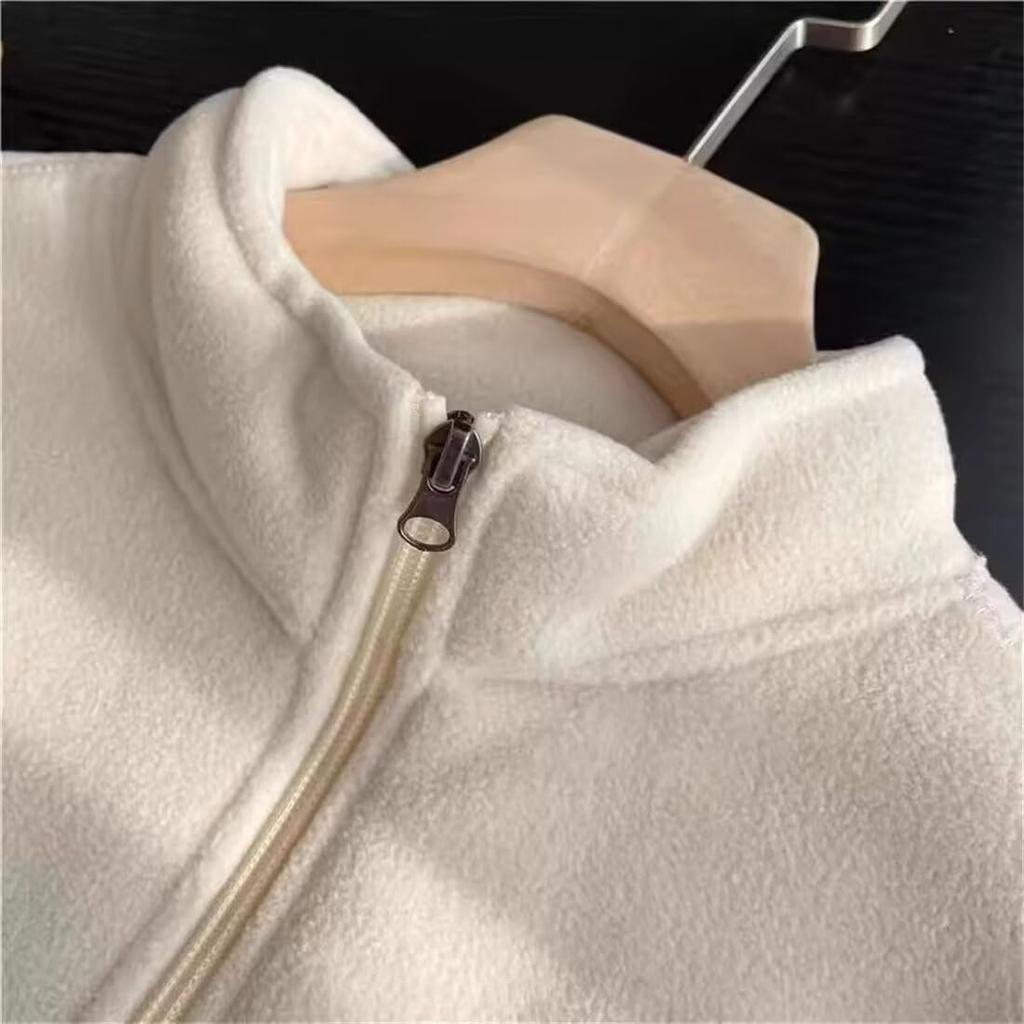 Vasarhely Fleece Plus Boa Cold Weather Winter Women's Jacket, Size, Brushed-Lined, Jacket, Lightweight, Warm, Soft, Coat, Casual, Commuting, Spring,