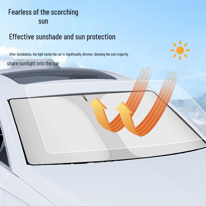 Front Windshield Summer Car Sunshade - Heat Insulation Sun Protection Cover
