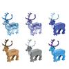 MOC Christmas Reindeer Building Blocks Compatible Figures Santa Claus Deer Elk Parts Bricks Particle DIY Toys Children Xmas Gift