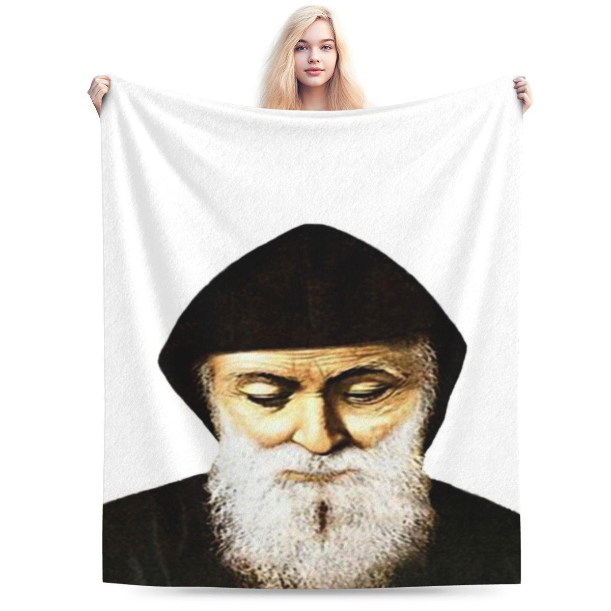 Saint Charbel Of Lebanon Custom Soft Gift An UltraSoft Micro Fleece Blanket 75x100cm