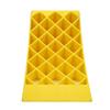 Heavy Duty Wheel Chocks Yellow High Visibility Premium Plastic Wheel Stopper for Car Travel