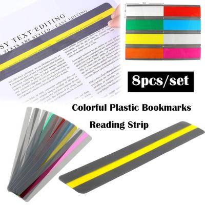 Transparent Reading Bookmarks Highlight Bookmarks Reading Highlight Strips Reading Guide Strip