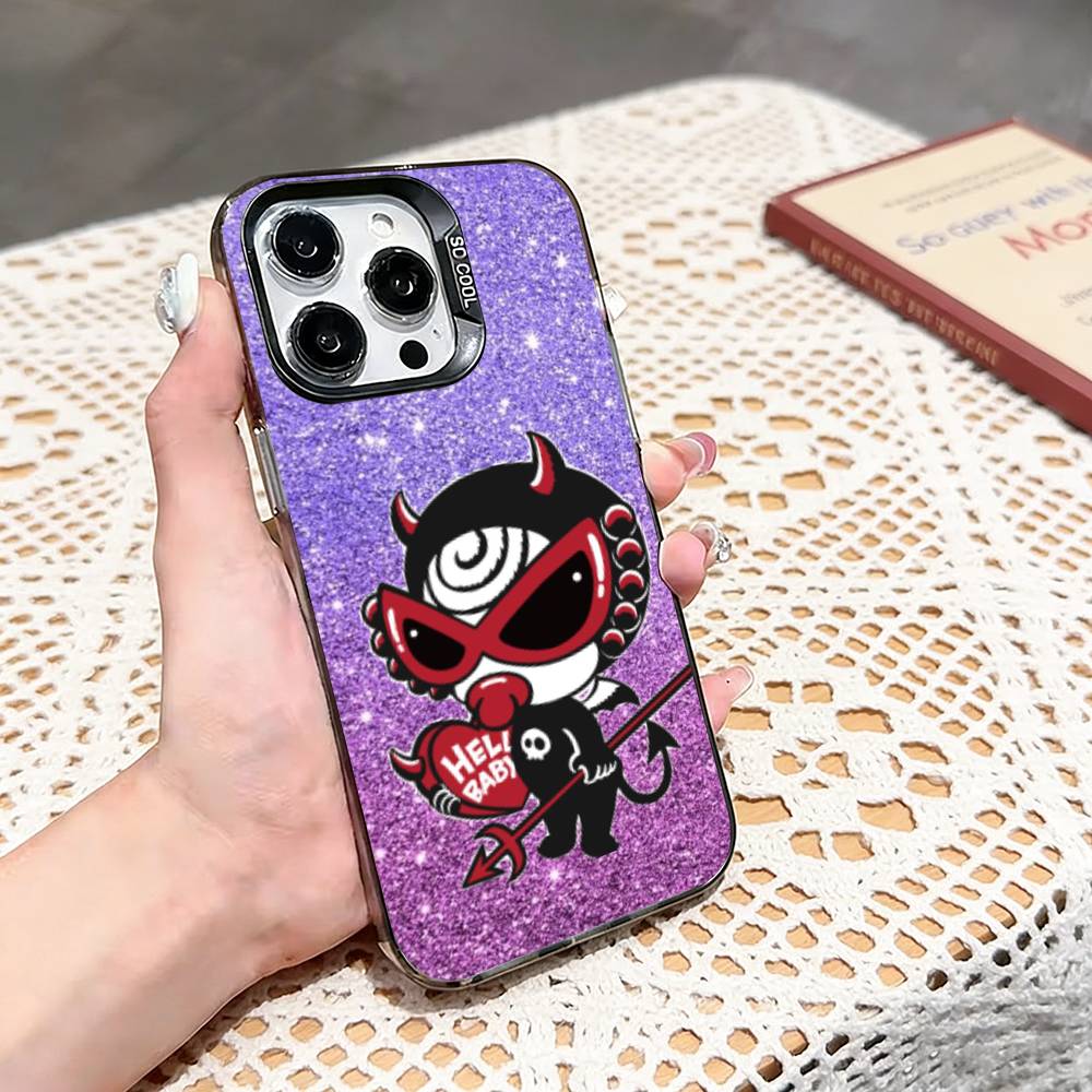 H-Hysteric M-Minii   Phone Case For iPhone 17,16,15,14,13,12,11 Plus,Pro Max,XS,Colored Silver Phone Case