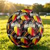 Belgien Fußball Aufdruck Größe 5 Fußball Ball Verschleißfest Standard Erwachsenen Trainingsfußball Fan Geschenk für Indoor Outdoor Spiel Sport