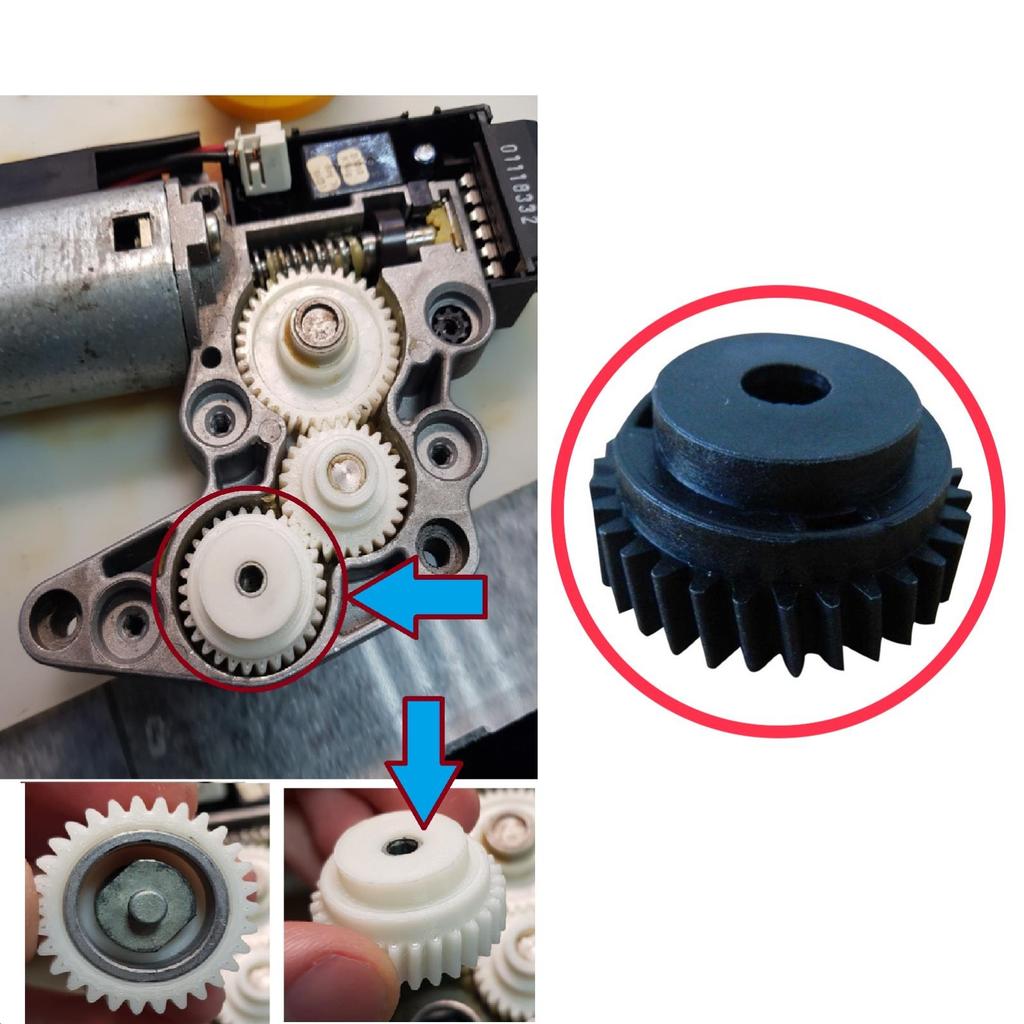 ESR22 Schiebedachmotor Zahnrad 30-Zähne für Citroen C3 FC Toyota Avensis T22 Corona T21 Zafira A Porsche 911 Mercedes W163 C208 A208 Primera P12 Altima L31