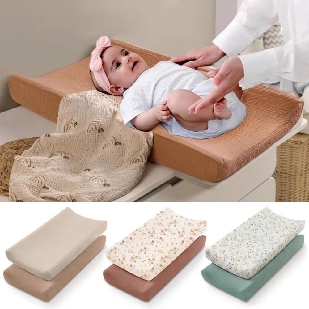 2PCS Ultra Soft Diaper Changing Pad Cover Reusable Diaper Changer Pad Diaper Changing Table