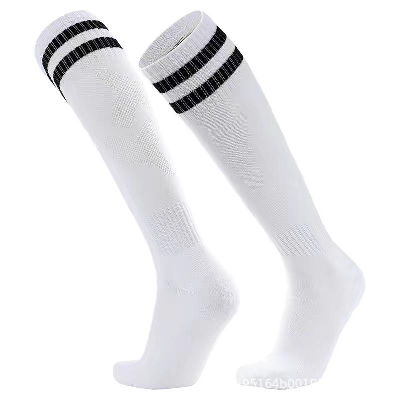 Practical Moisture-Wicking Striped Over-the-Knee Non-Slip Football Socks