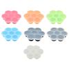 1PC Silicone Ice Grid Round with Lid Baby Food Box Silicone Jelly Box Ice Maker Flower Ice Cube Mold Kitchen Tools