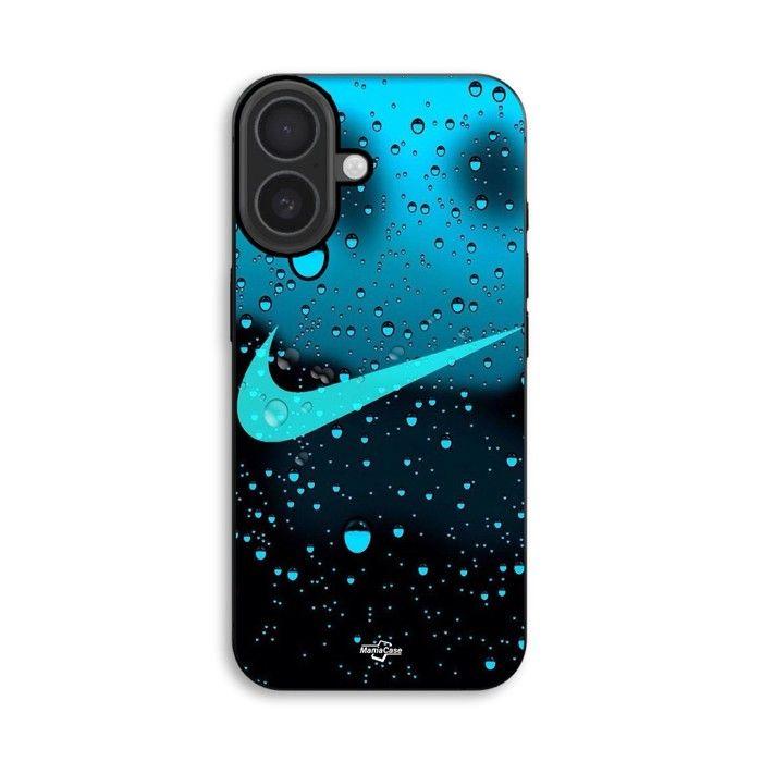 Hülle Für iPhone 18 Nike Wassertropfen Maniacase schwarz