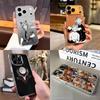 B-Boyfriend To D-Death BTD Phone Case For iPhone 7,17,16,15,14,13,12,11 Pro,Max,Plus,XR,Mini,E Clear Full-coverage Soft Cover