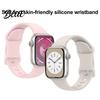 Universal Style Watch Band Silicone Waterproof Sweat-Proof Replacement Soft Solid