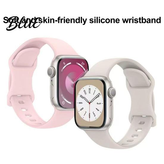 Universal Style Watch Band Silicone Waterproof Sweat-Proof Replacement Soft Solid