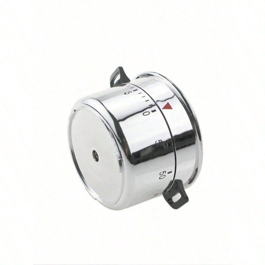 1pc Kitchen Timer Clock, Mechanical Kettle-Shaped Timer, 60 Minute Cooking Countdown Timer, Kitchen Utensils, Kitchen Supplies, Kitchen Accessories,
