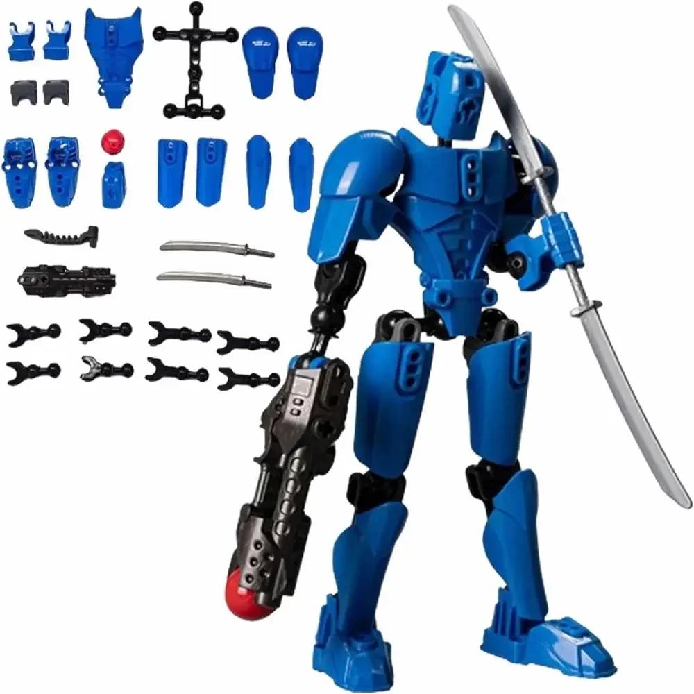 Desktop Decoration 3D Printed T13 Action Figure Shapeshift Robot ABS Robot Dummy Action Figures Multi-Jointed Movable Upgraded