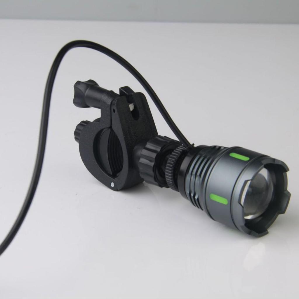 Ρυθμιζόμενο Φως LED USB Νυχτερινού Ψαρέματος - Κανόνι Λέιζερ για Καρέκλα Ψαρέματος