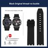 22mm High Quality Nylon Canvas Strap For Tissot MotoGP T-Sport Racing Series T115.417 T115.427A Rubber Bottom Watchband Bracelet