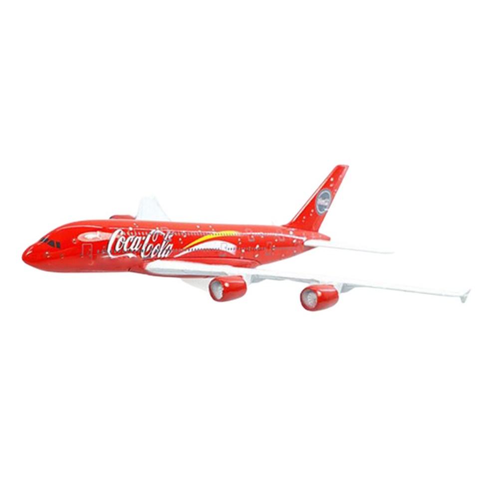 Premium Diecast Alloy Model Airplane - 40 Coca-Cola Airbus A380 Edition