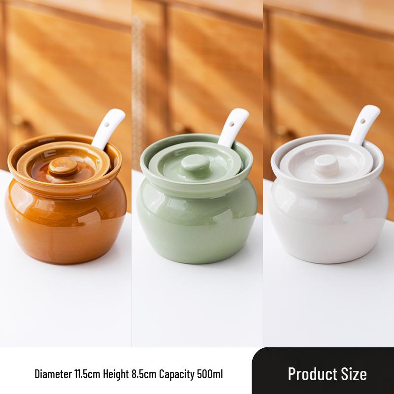 Ceramic Double Boiler Stew and Egg Custard Pot with Lid