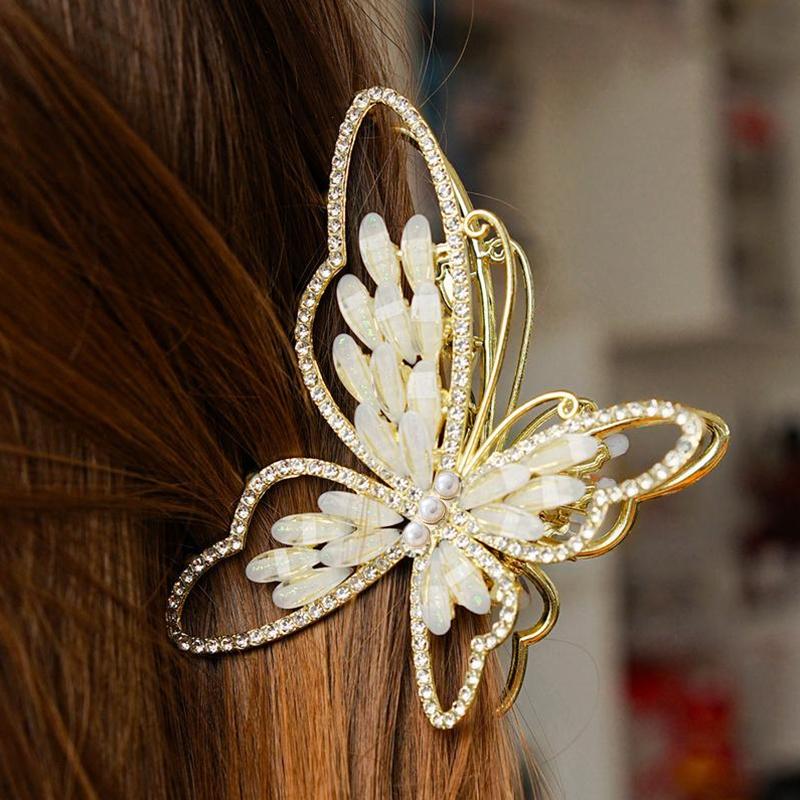 Butterfly Wings Metal Hair Clamp For Women Accessories Butterfly Claw Gift For Girlfriend Metal Claw Clip Hairpin