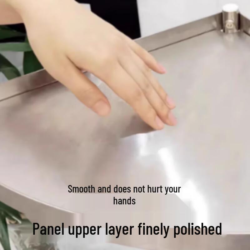 Beifu Thickened Stainless Steel 5-Tier Kitchen Corner Storage Rack