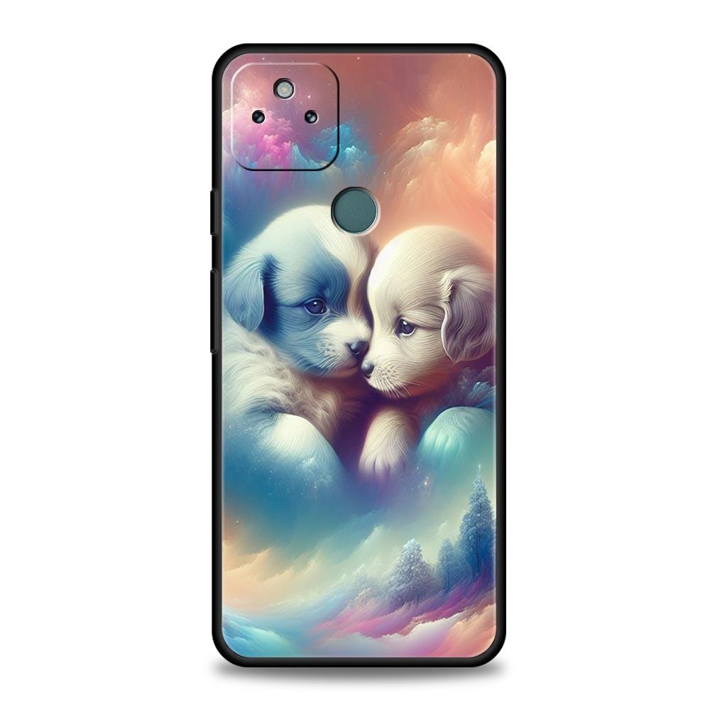 Cute Little Dog Phone Case Cover for Google Pixel 10 9 8 7 6 9A 8A 7A 6A Pro Shockproof Soft TPU 9 Pro XL Shell Capas Fundas Bag