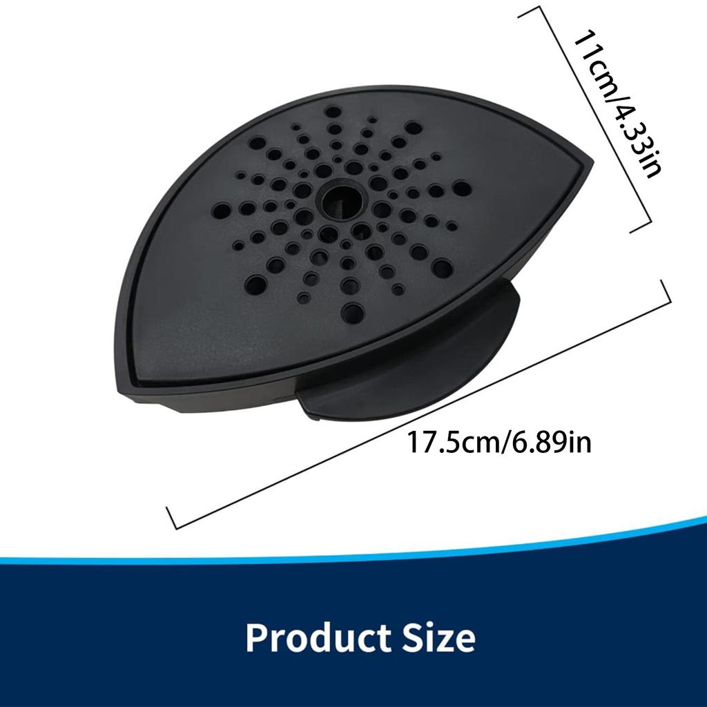 Černý plastový odkapávač na vodu Nepropustný odkapávač na kávu Snadno se čistí Spodní odkapávací miska Dřezová vana pro kávovar K400 K500