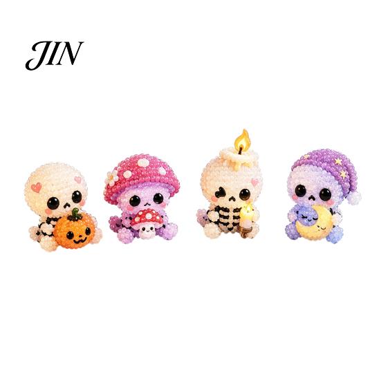Beading Projects for Beginners Glowing Fantasy Spirits DIY Bead Kit, 3D Mini Elf Craft Set, Handmade Art Unique Gift Ideas Ornament with Instruction,