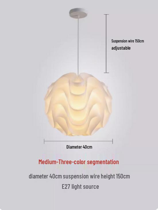 2024 Modern Scandinavian Pine Cone Chandelier for Bedroom and Dining Room