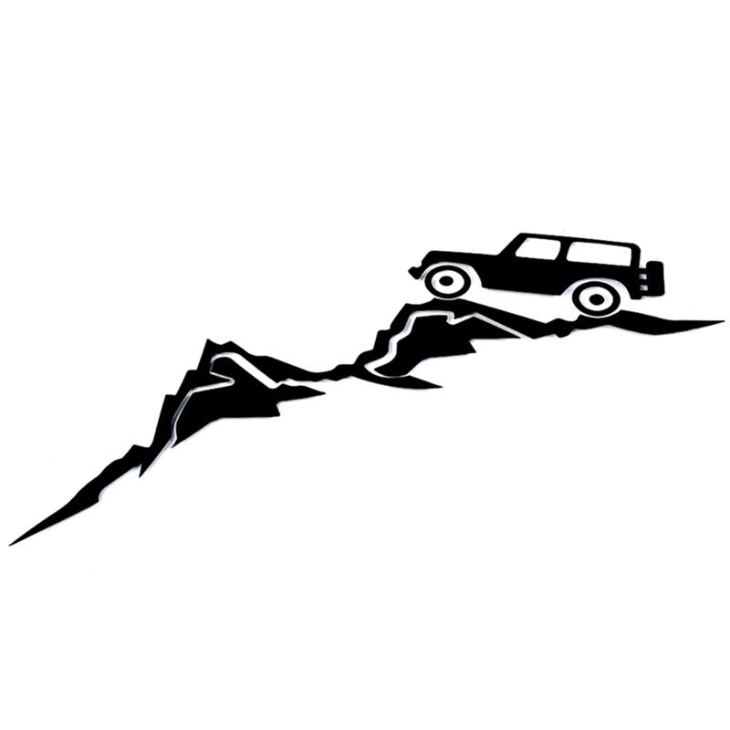 Clear For Jeep Wrangler JL Gladiator JT 2018- Dashboard Glove Box Mountain Scene PVC Decal Sticker Accessories