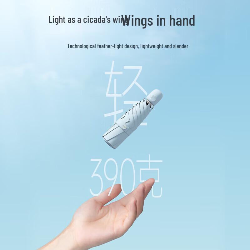 ZUODU Five-Fold Automatic Sun and Rain Umbrella