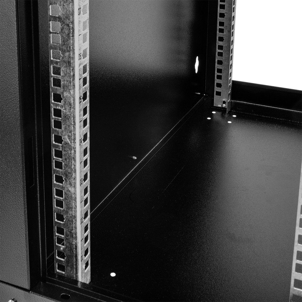 Netberg 19" 9U 450X600X400 Rack Cabinet, Hanging, Perforated Doors, Black N