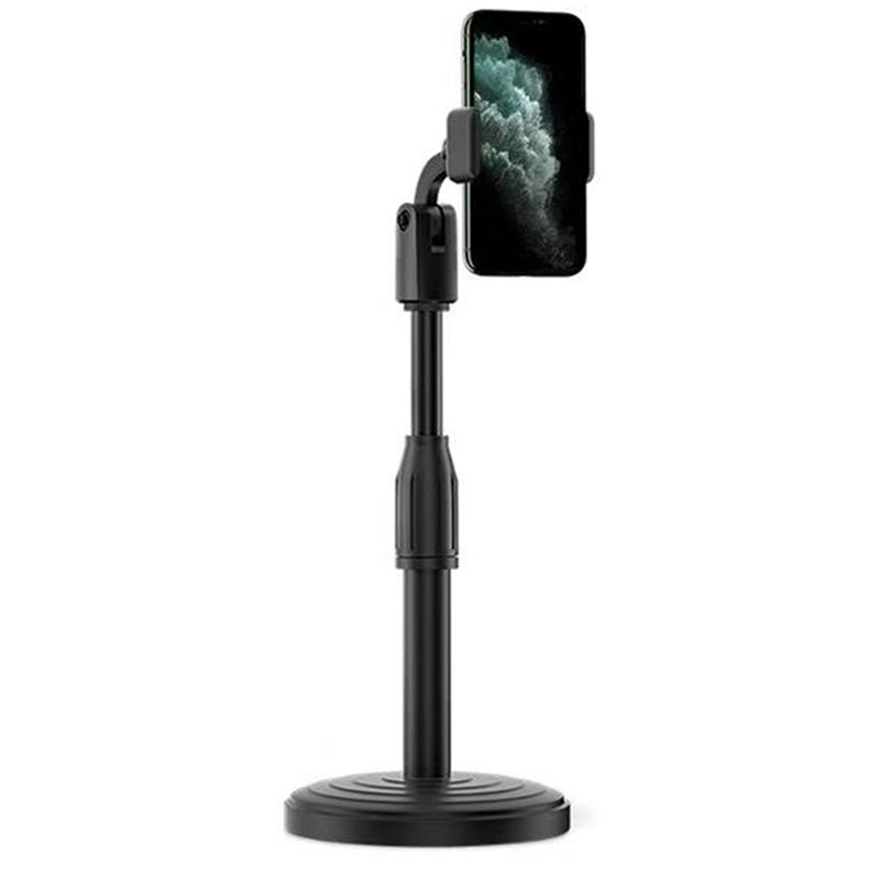 Adjustable Microphone Stand Desktop Tripod Mini Portable Mic Stand Holder Mic Clip Holder Bracket Lightweight For Live
