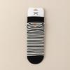 5/10 Pairs Casual Autumn Winter Embroidered Socks for Women Cute Cartoon Bear Mid Calf Socks Academic Style Striped Sweat Absorbing Cotton Socks