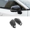 For Toyota RAV4 2019-2024 Carbon Fiber 2PCS Side Rearview Mirror Cap Cover Trim