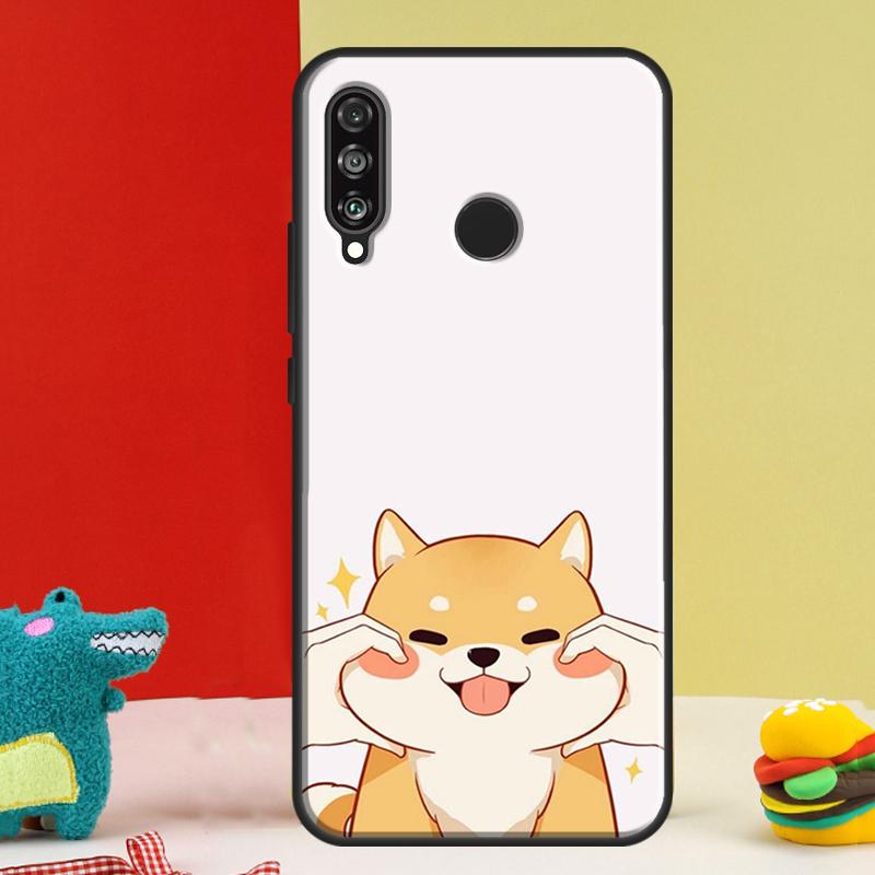 Cute Shiba Inu For Huawei Nova Y91 Y90 Y60 Y70 Y72 Y61 9 10 SE 12i 12s 11i 5T P60 Pro P20 P30 P40 Lite Case